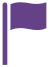 Flag with solid fill